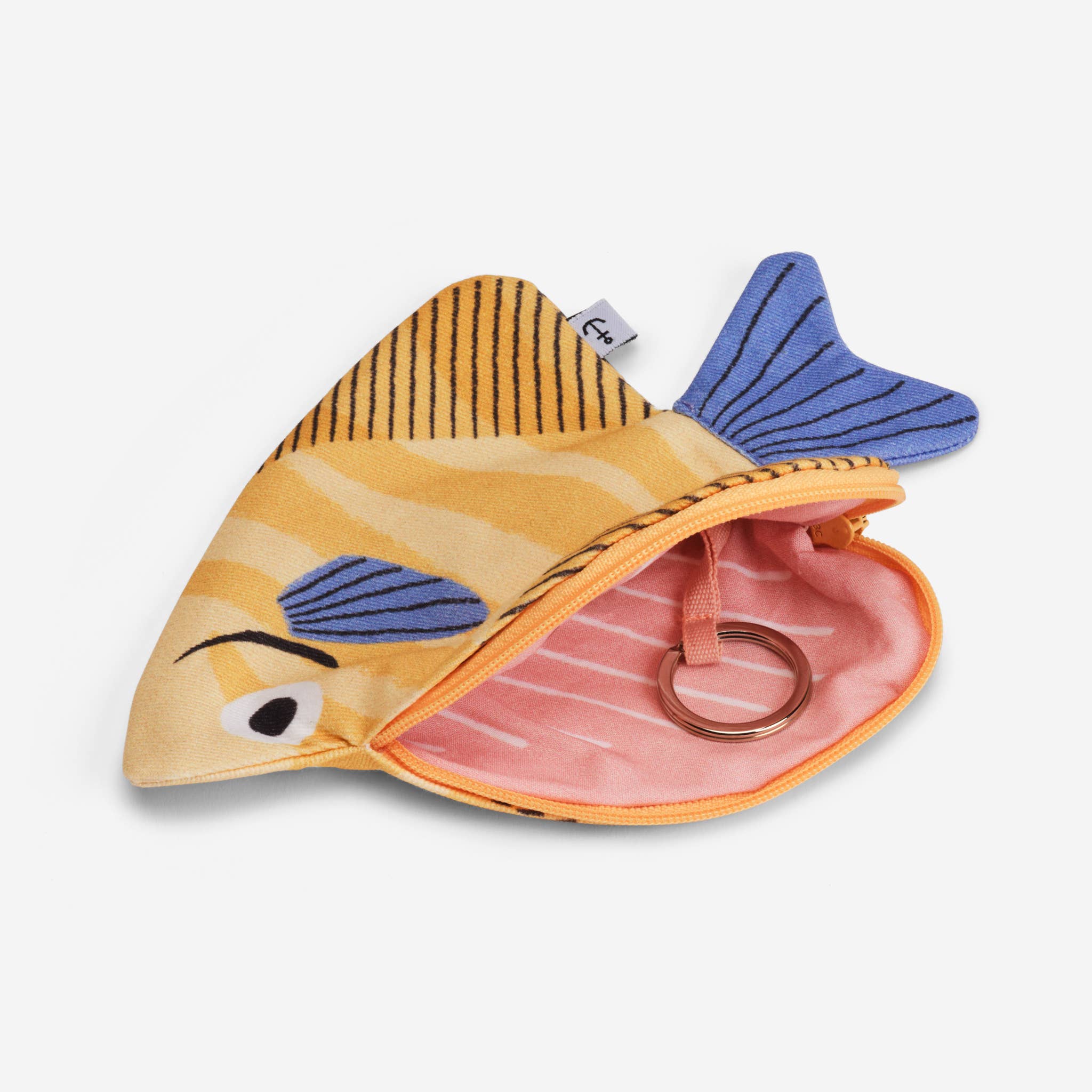 Moonyfish (yellow) purse or keychain