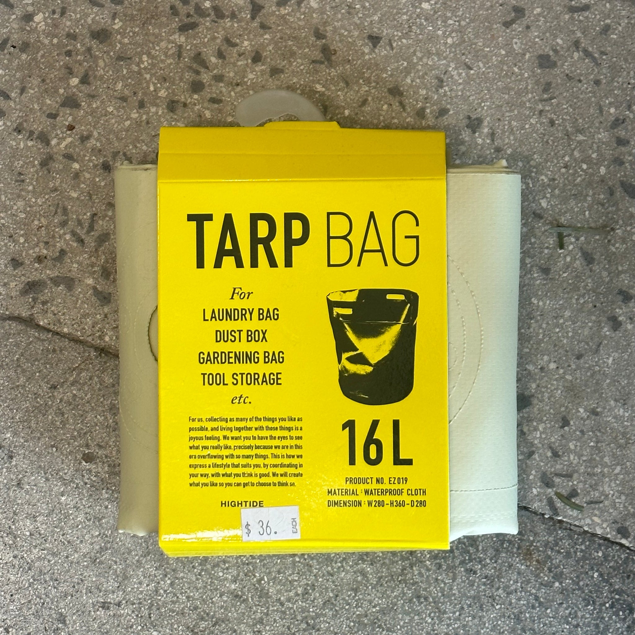 Tarp Handle Baskets