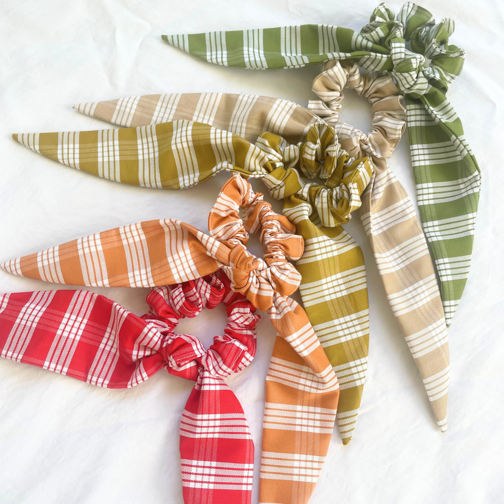 Palaka Long Ribbon Scrunchie