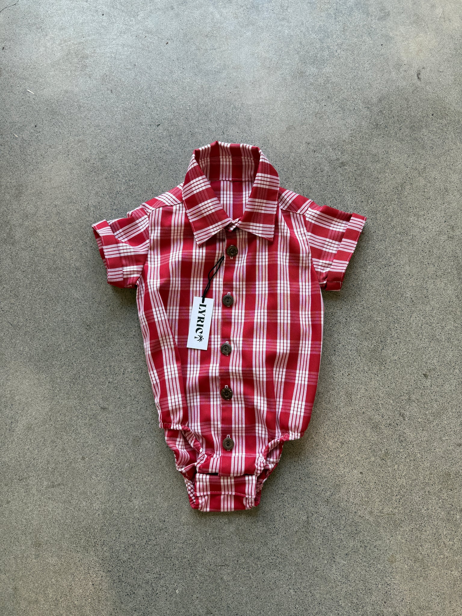 Aloha Palaka Onesie (6-12mo)