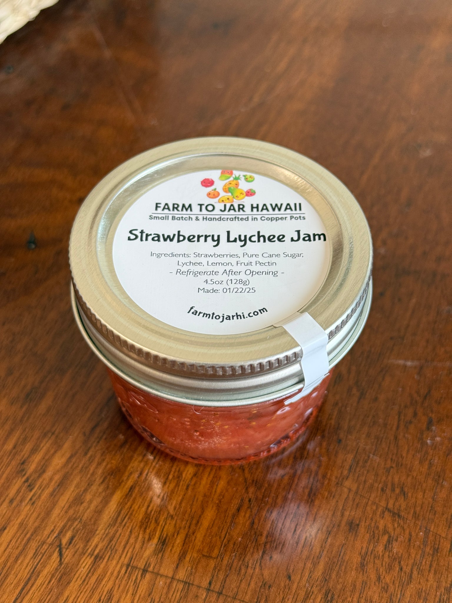 Farm to Jar Locally Made Jam and Jelly (4oz)