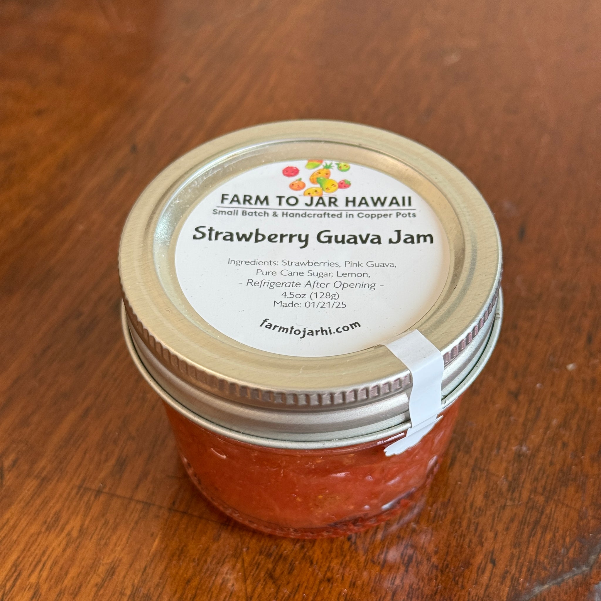 Farm to Jar Locally Made Jam and Jelly (4oz)