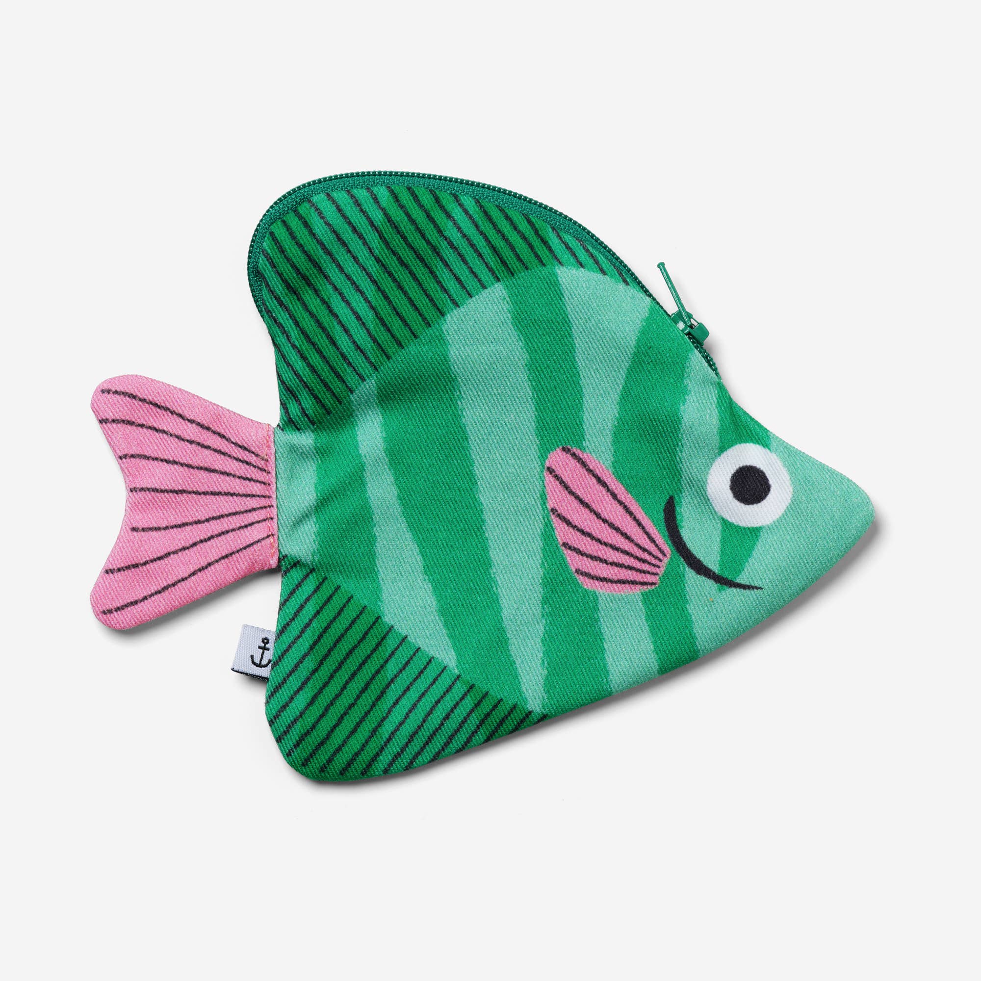 Moonyfish (green) purse or keychain