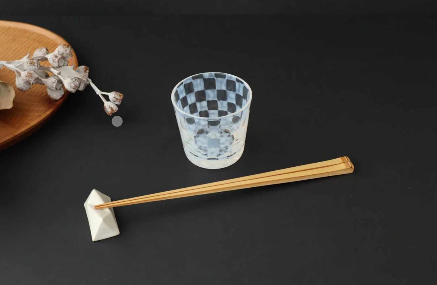 Taisho Glass Tea/Sake Cup