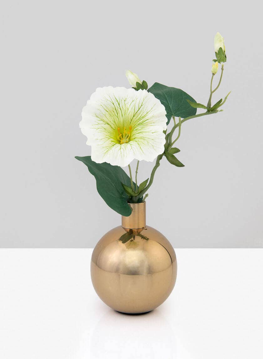 Jamali Garden 4 ½in Le Mans Gold Bud Vase ISLANDBOY