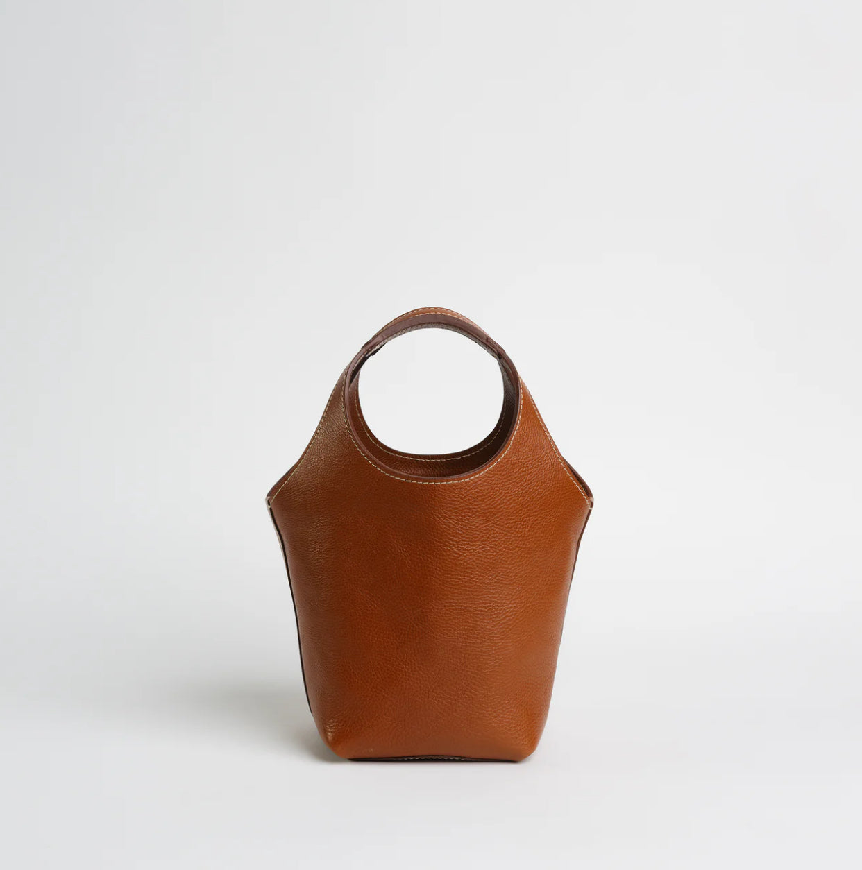 Ama Leather Bucket Bag