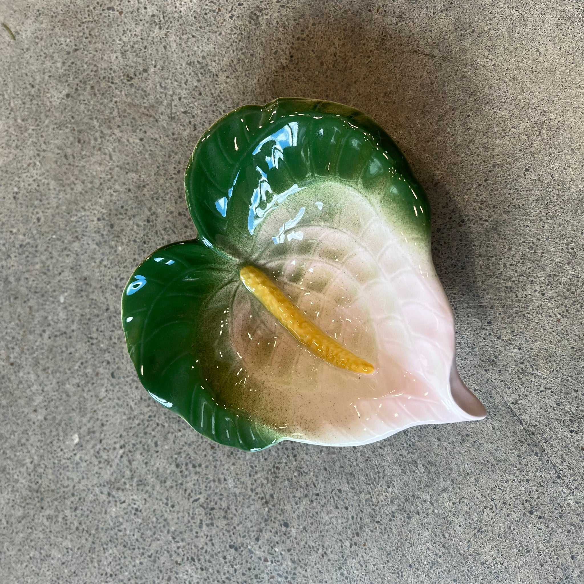 Anthurium Porcelain Flower Dish