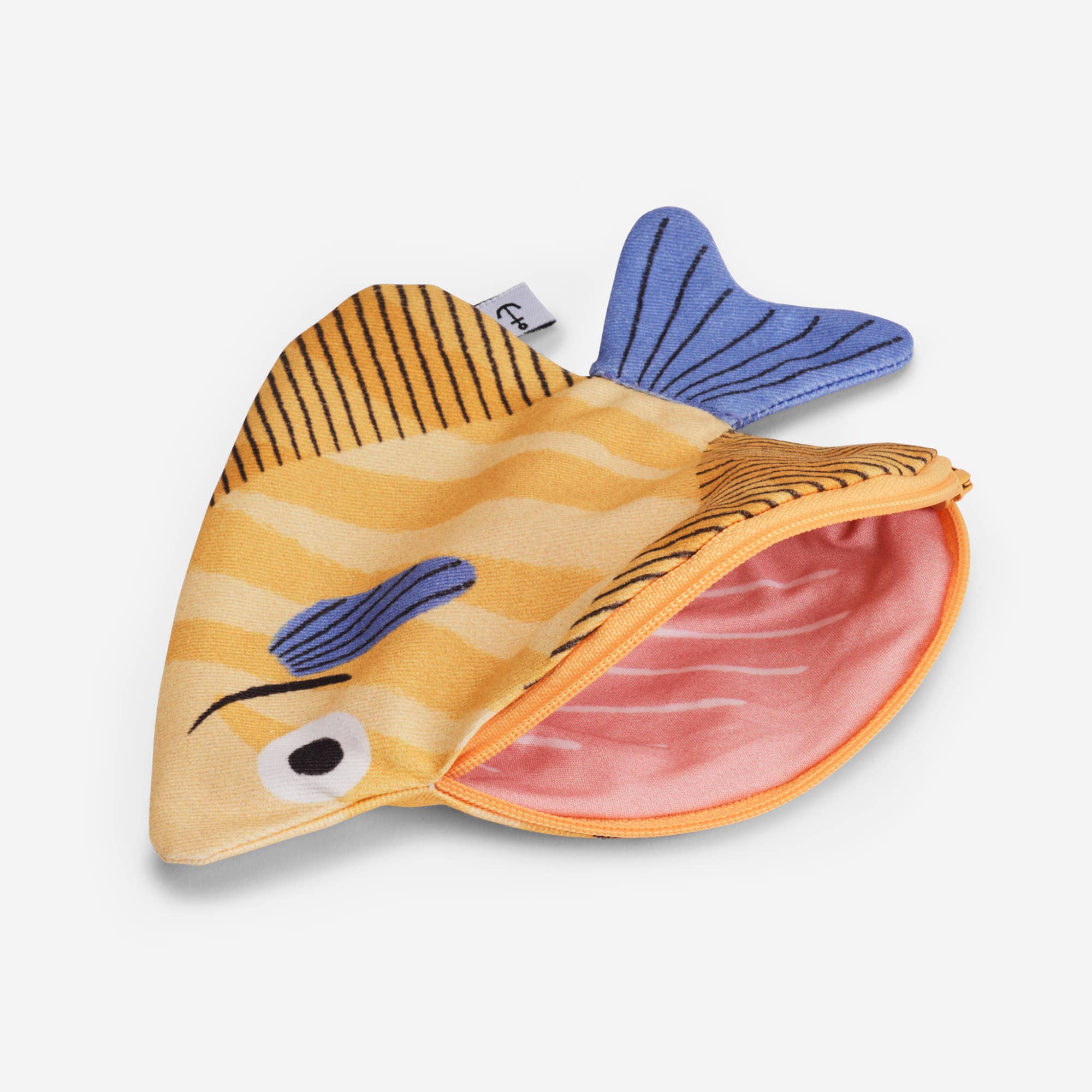 Moonyfish (yellow) purse or keychain