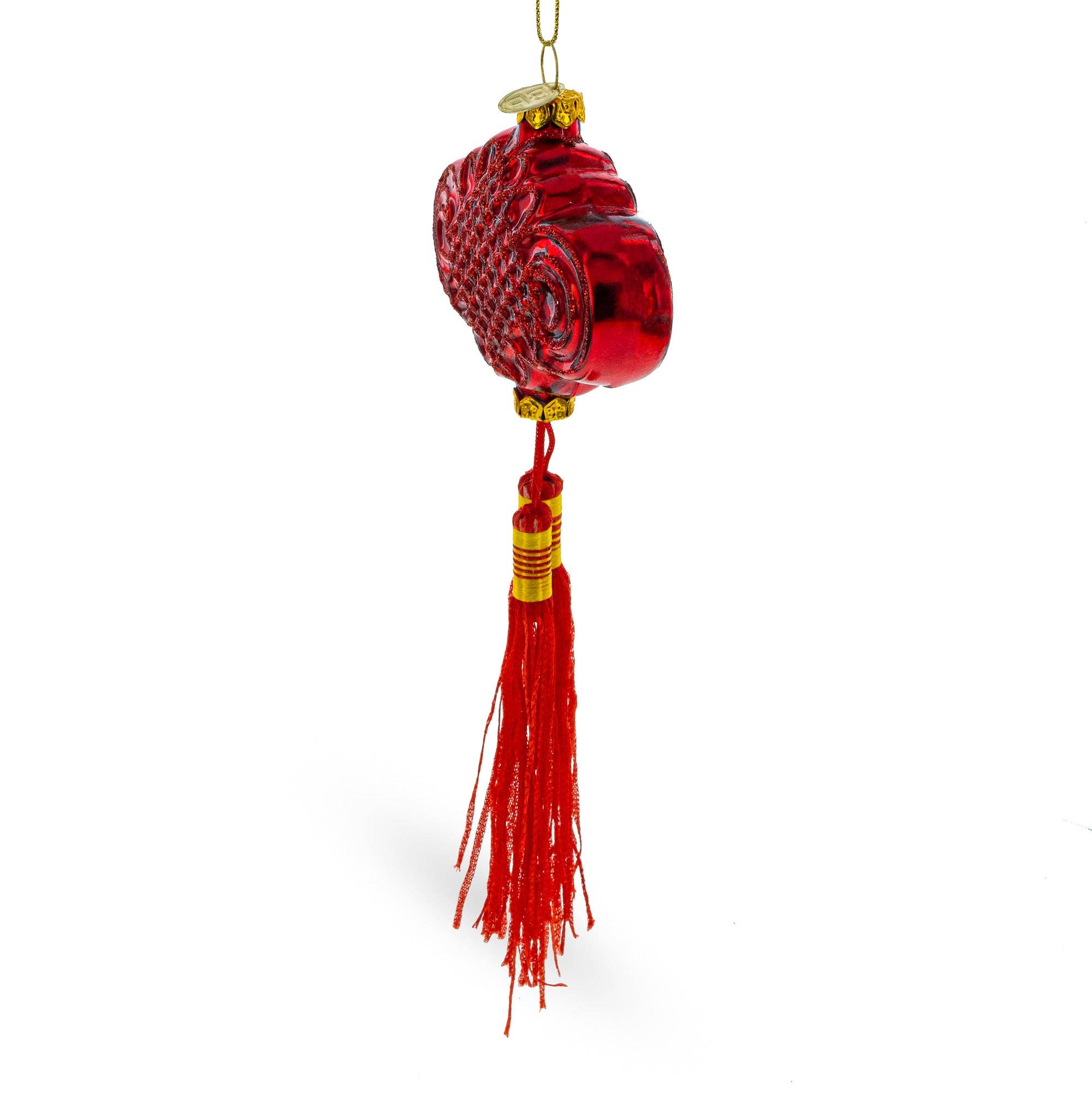 Chinese Knot Tassel New Year Decoration Glass Ornament