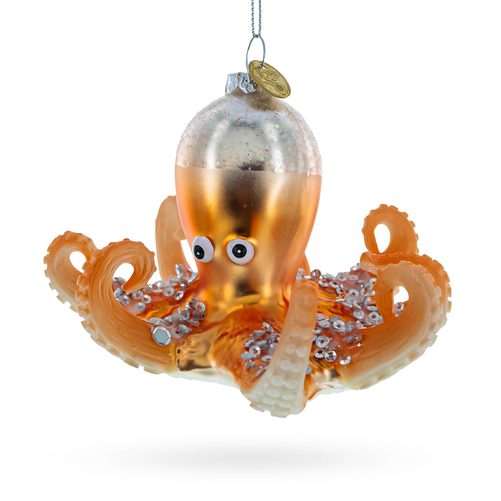 Bright Octopus Glass Ornament