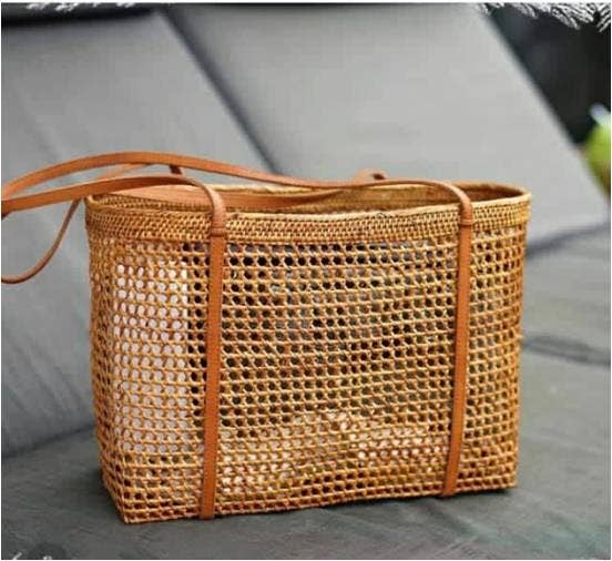 The Winding Road - Open Weave Ata Vine Tote