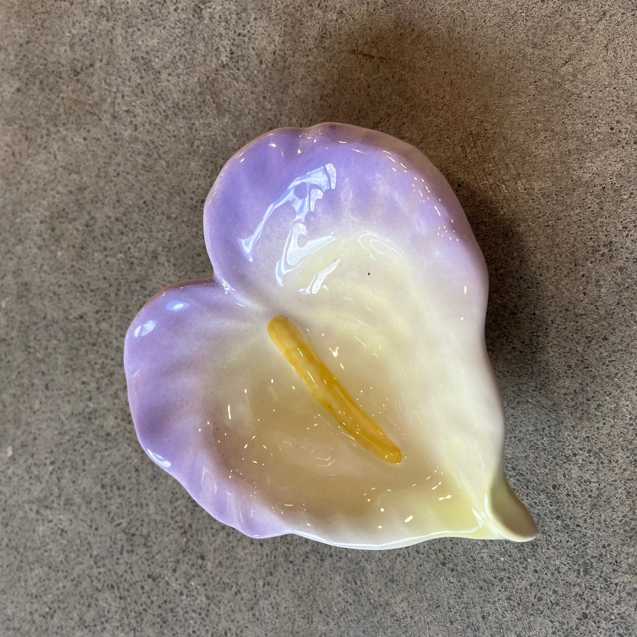 Anthurium Porcelain Flower Dish