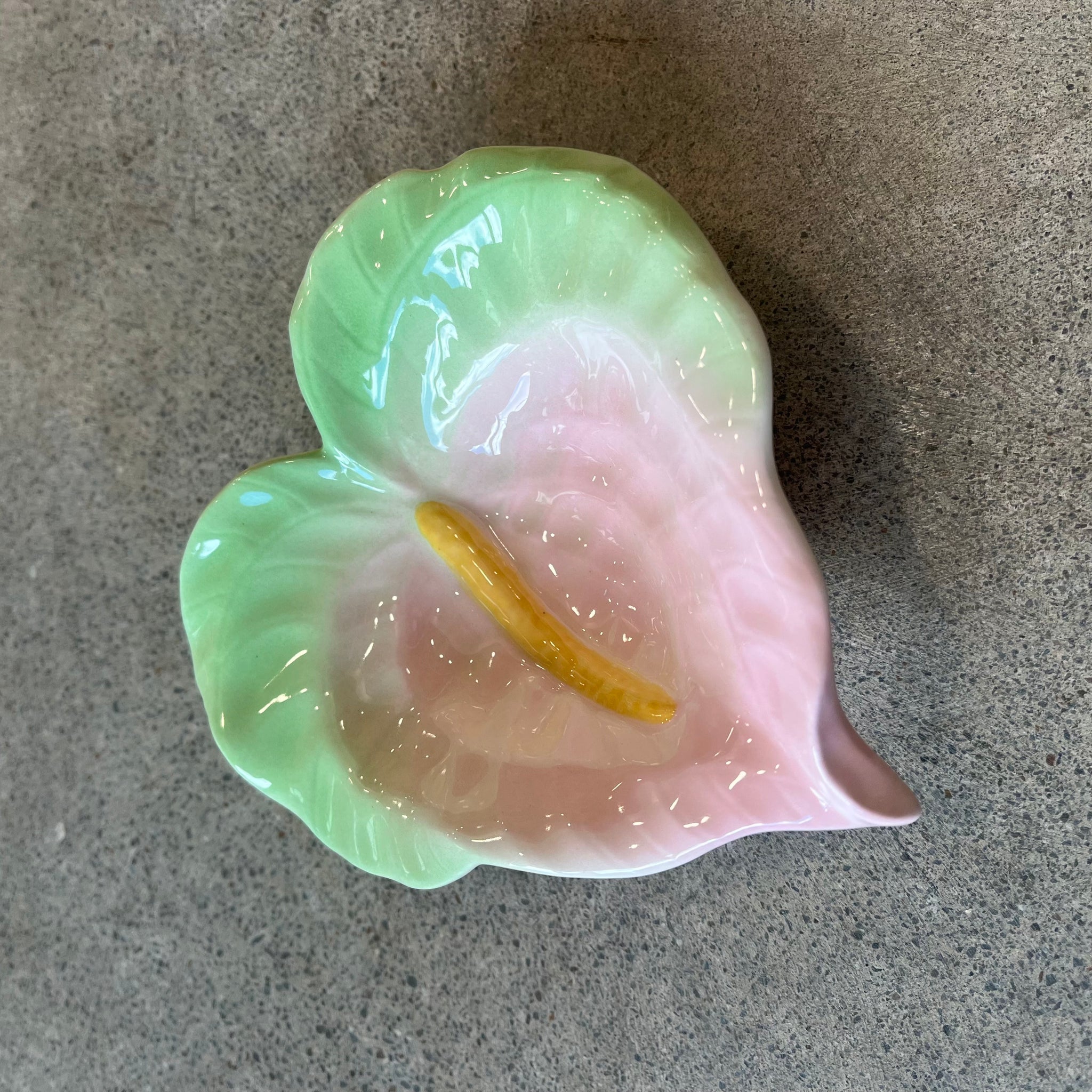 Anthurium Porcelain Flower Dish