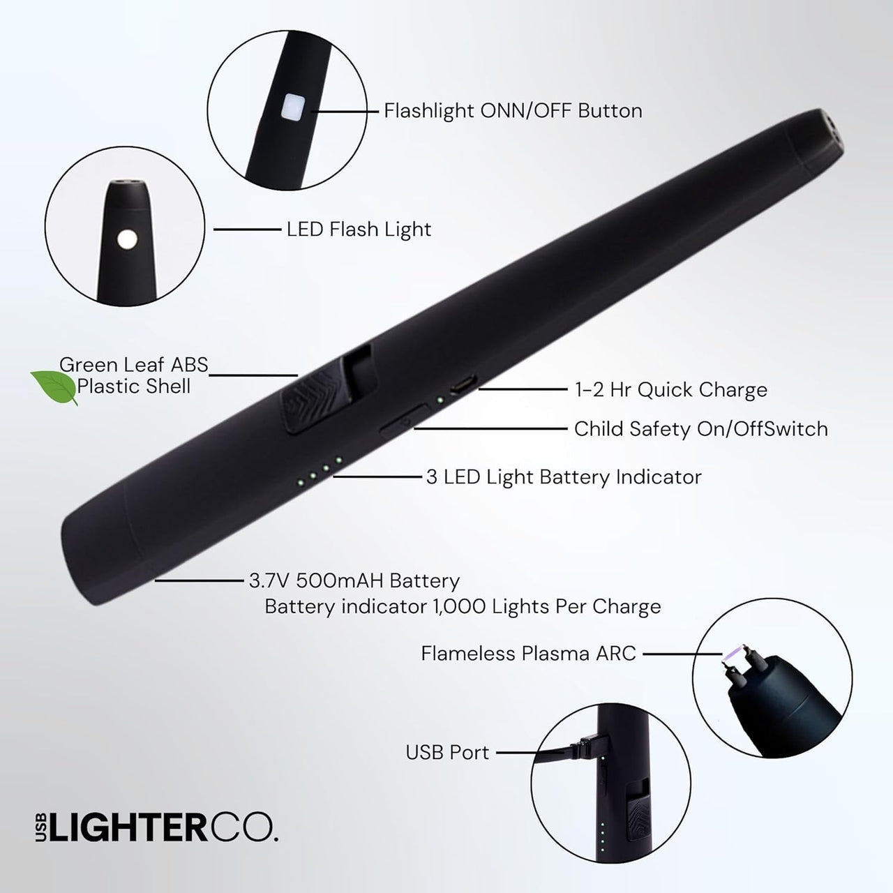 Long USB Lighter