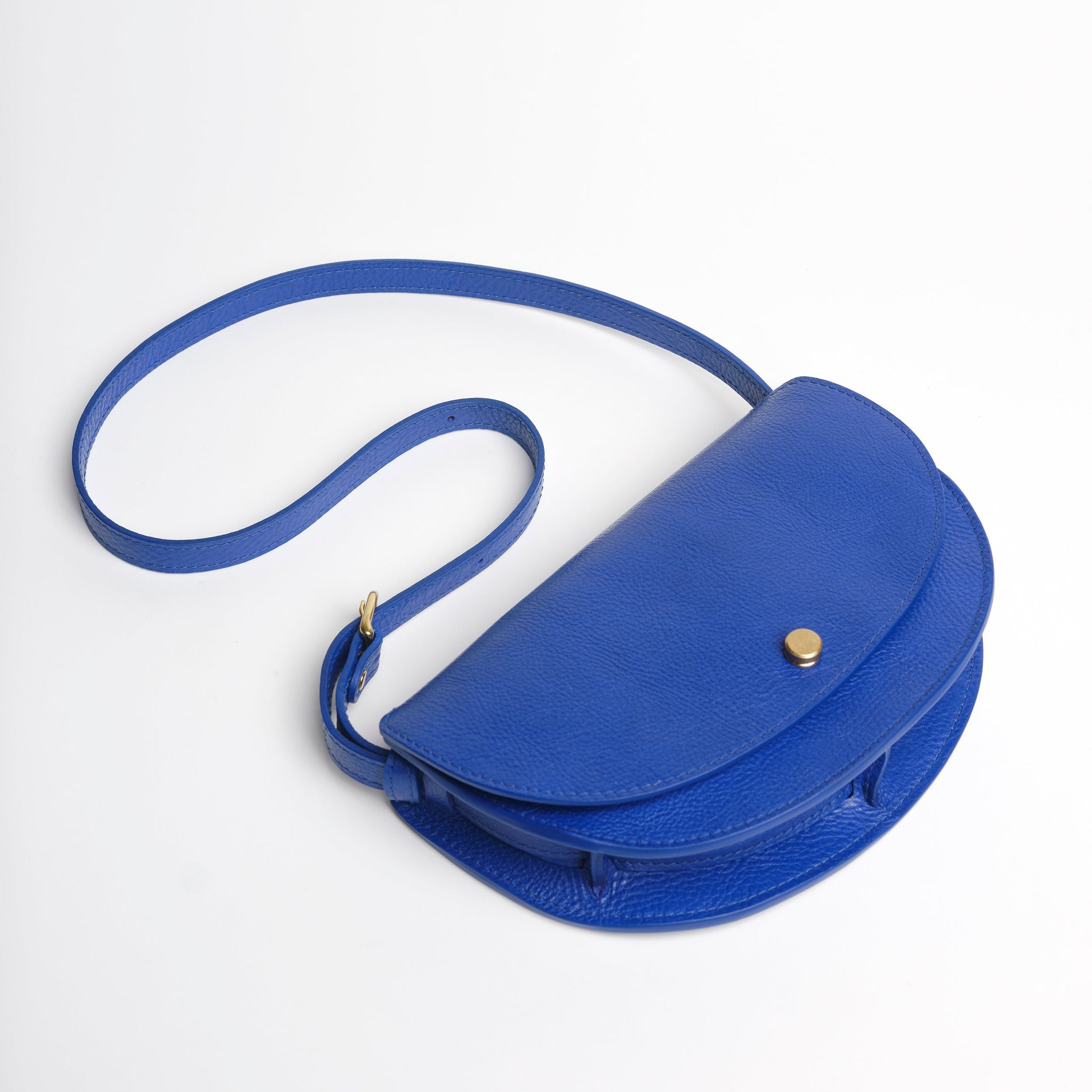 Mezzo Full-Grain Leather Crossbody Bag