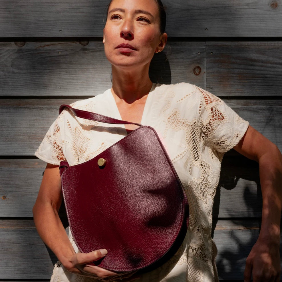 Savoie Leather Saddle Bag