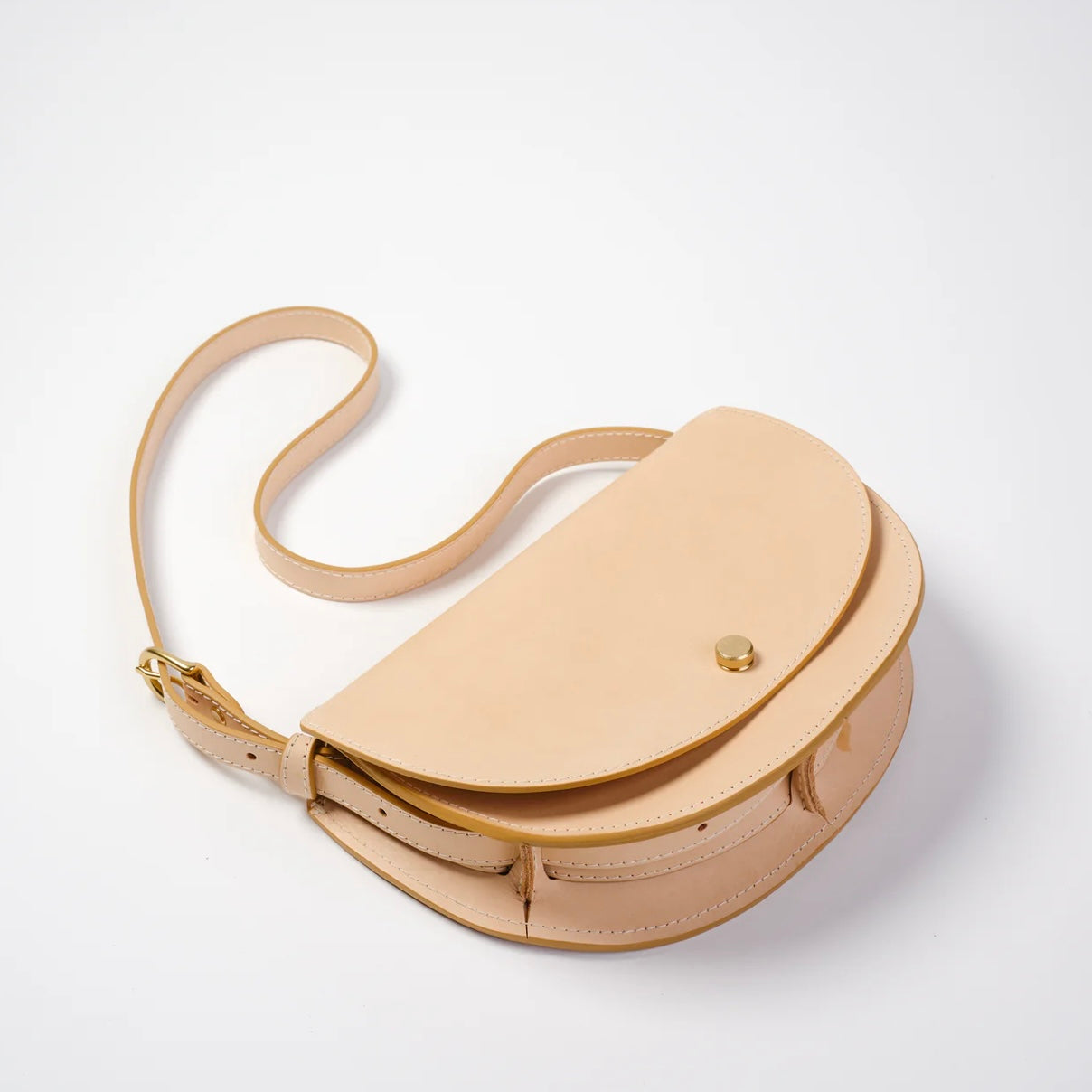 Mezzo Full-Grain Leather Crossbody Bag