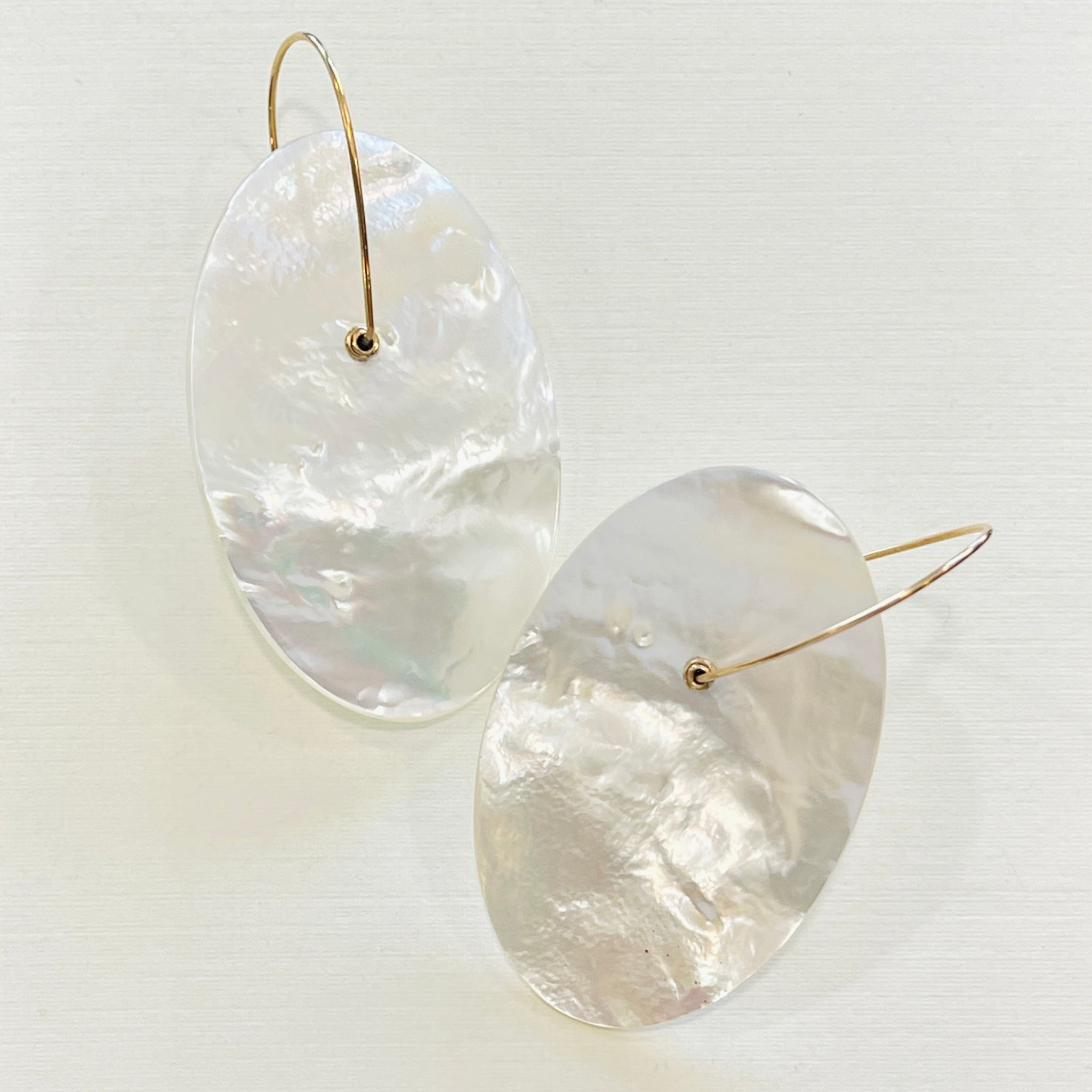 Mother of Pearl Balance Earrings