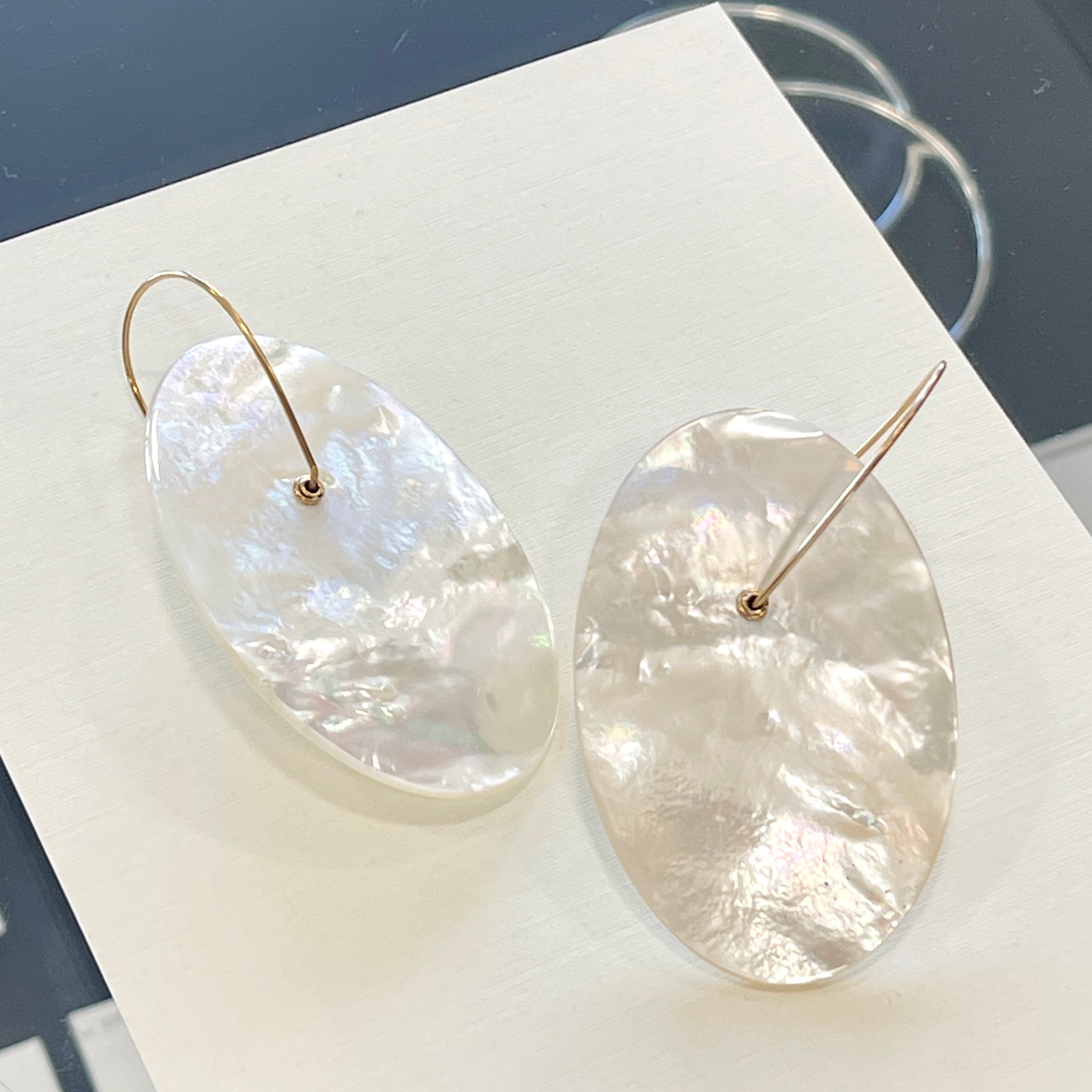 Mother of Pearl Balance Earrings