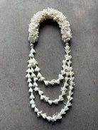 Bride - Tiered White Lei (tuberose/stephanotis)