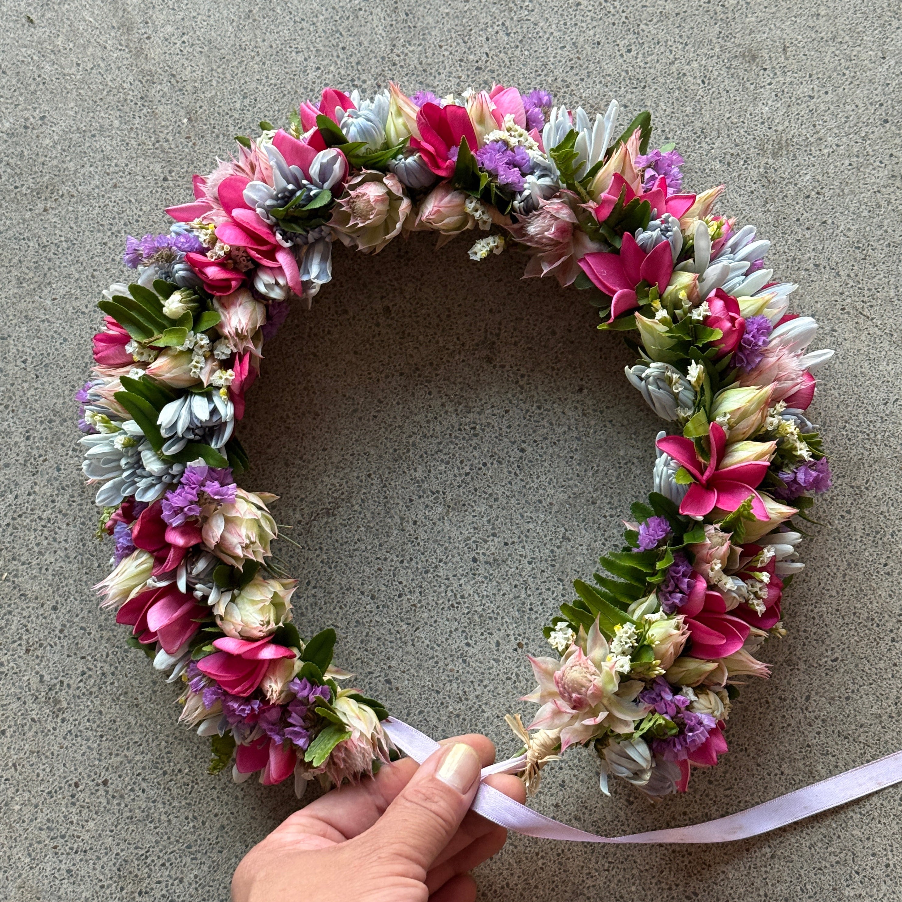 Standard Lei Po'o (colorful)