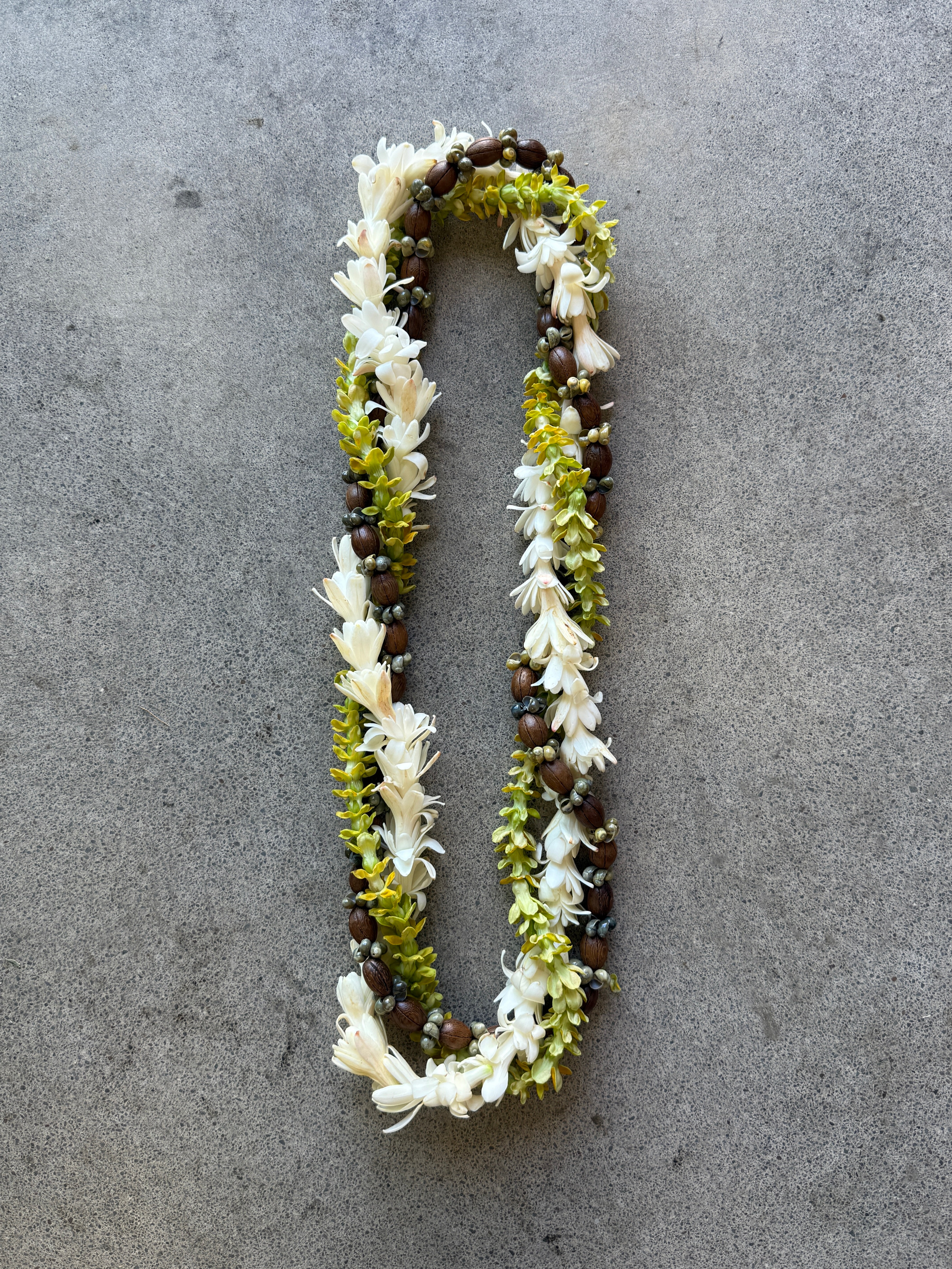 Groom - 3-Strand Twist (white, green, brown)