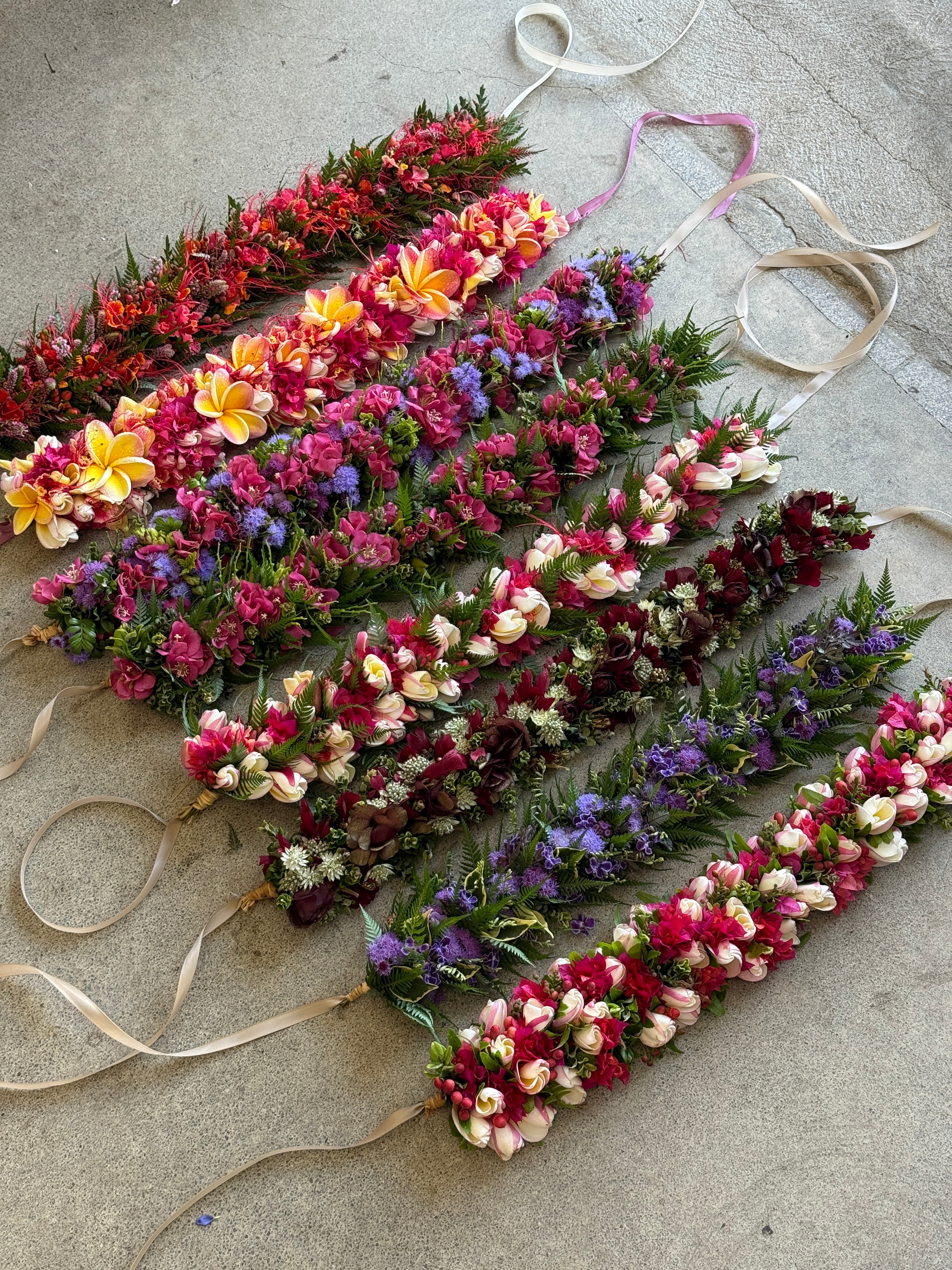Assorted Lei Po'o (spring)