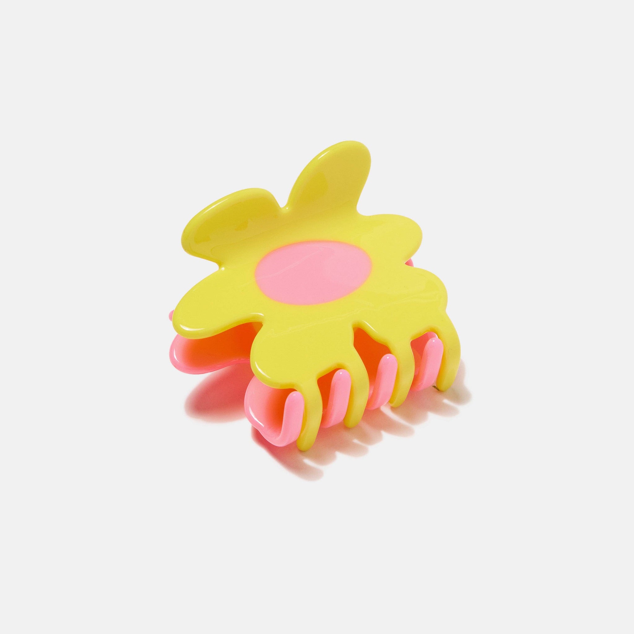 CHUNKS - Flower Claw in Yellow + Pink
