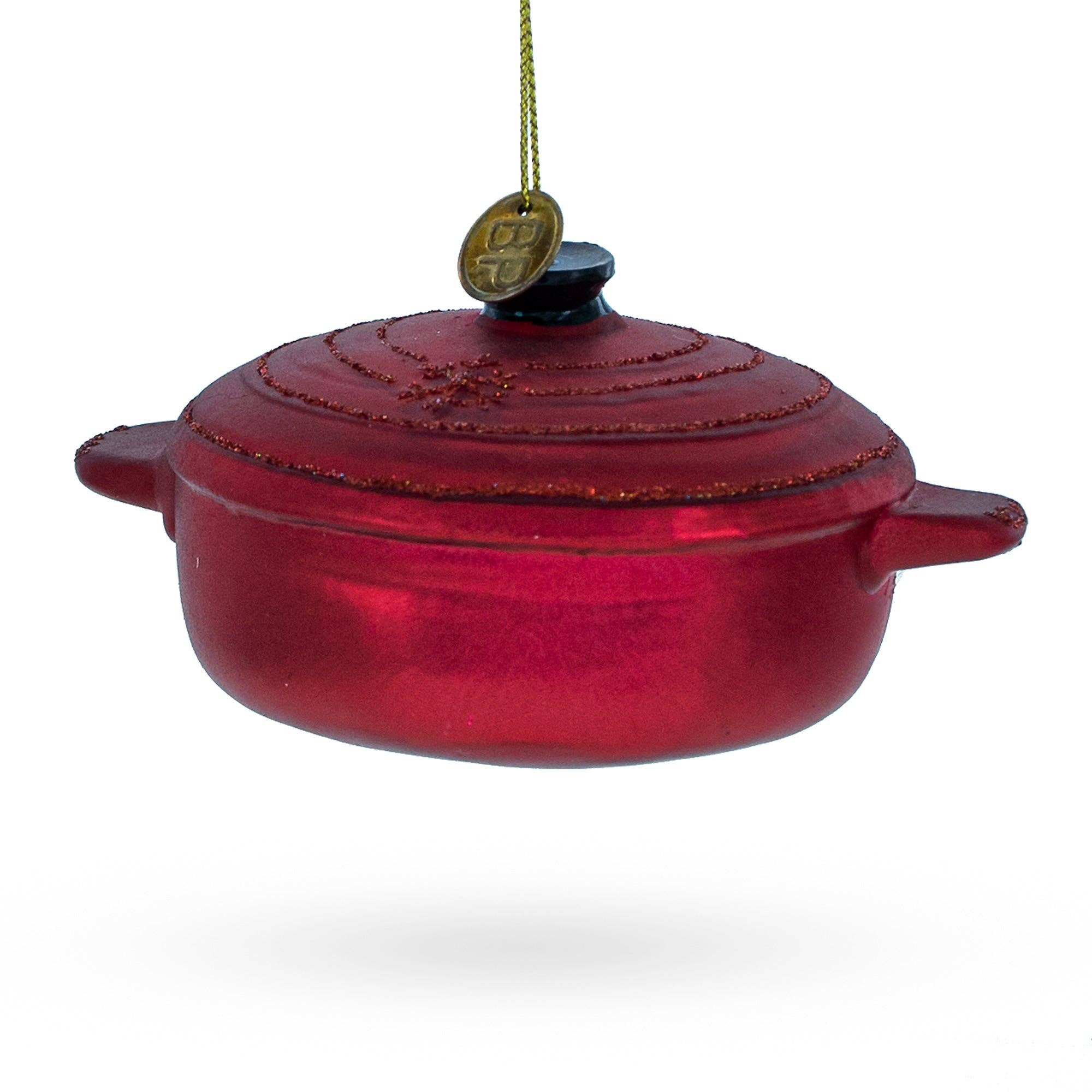 Cooking Inspiration: Red Pot Glass Ornament