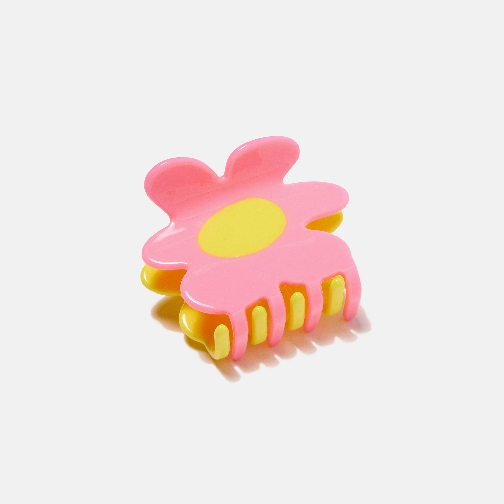 CHUNKS - Flower Claw in Yellow + Pink