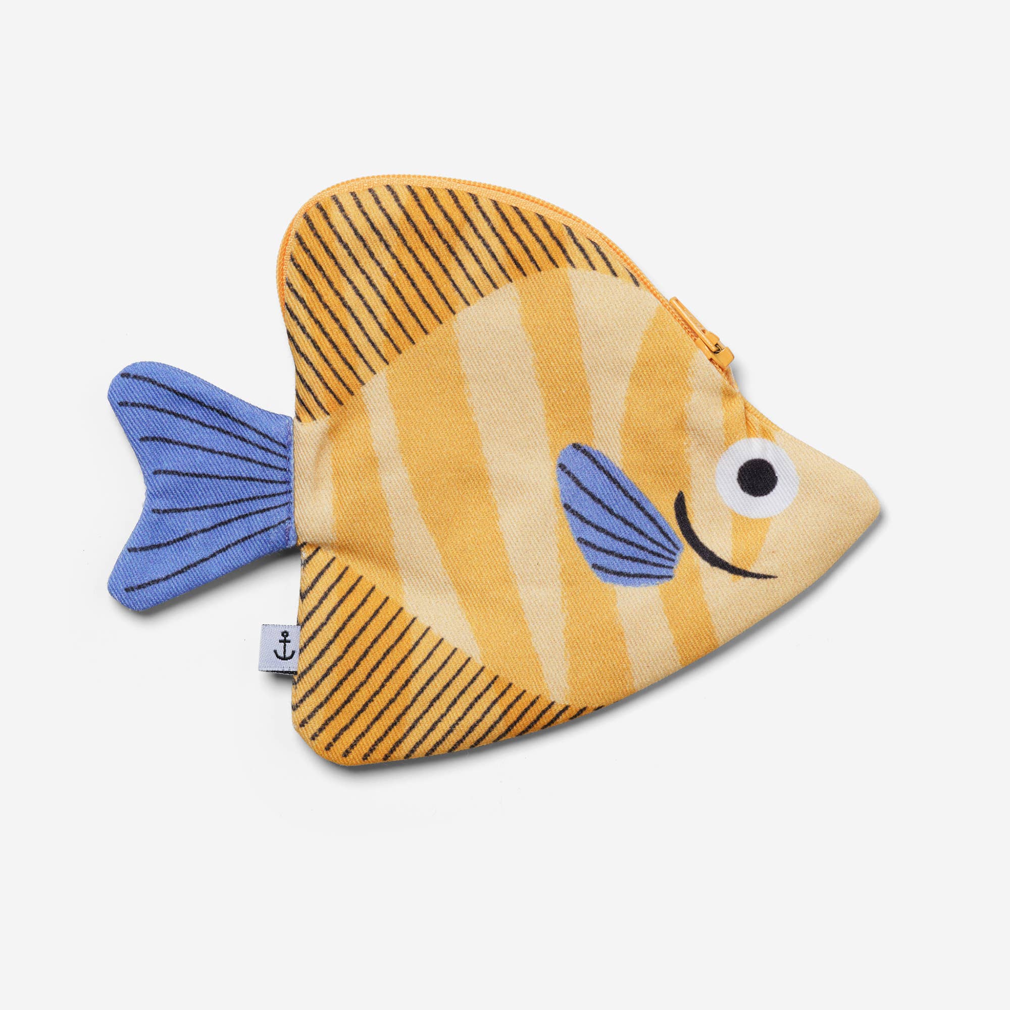 Moonyfish (yellow) purse or keychain