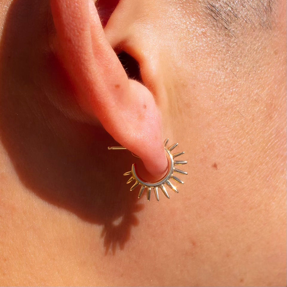 Salty Girl Urchin Earrings