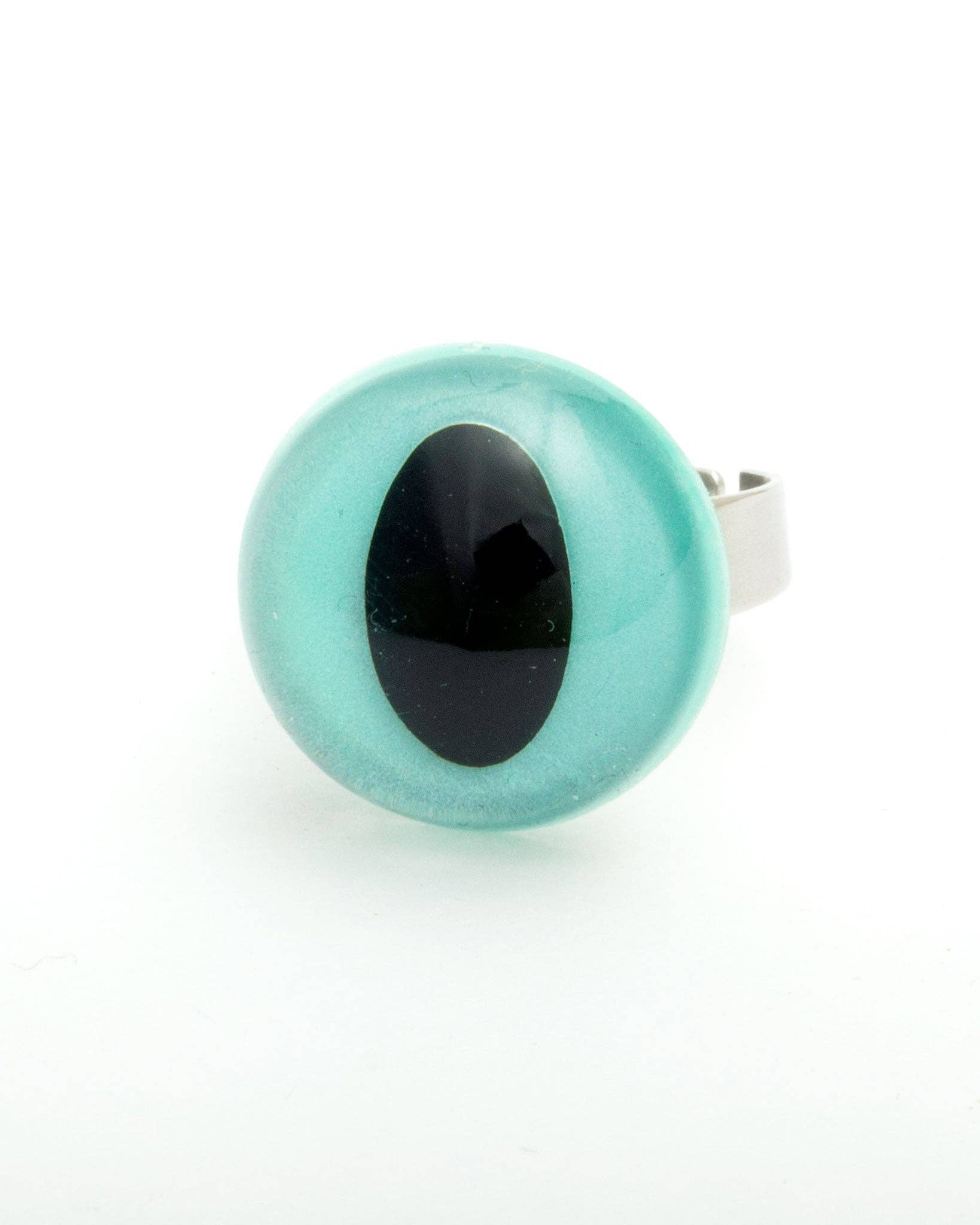 Neon Yellow Eye Ring