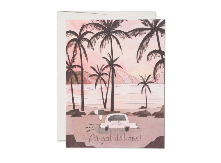 Wedding Card - Getaway Car