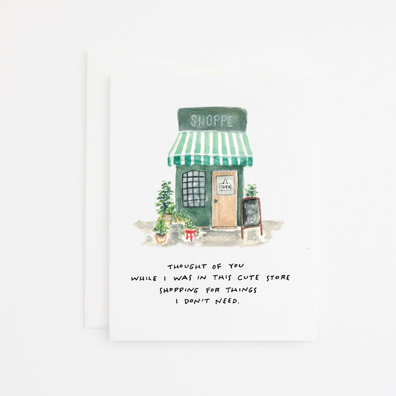 Party Sally - Cute Shop Card
