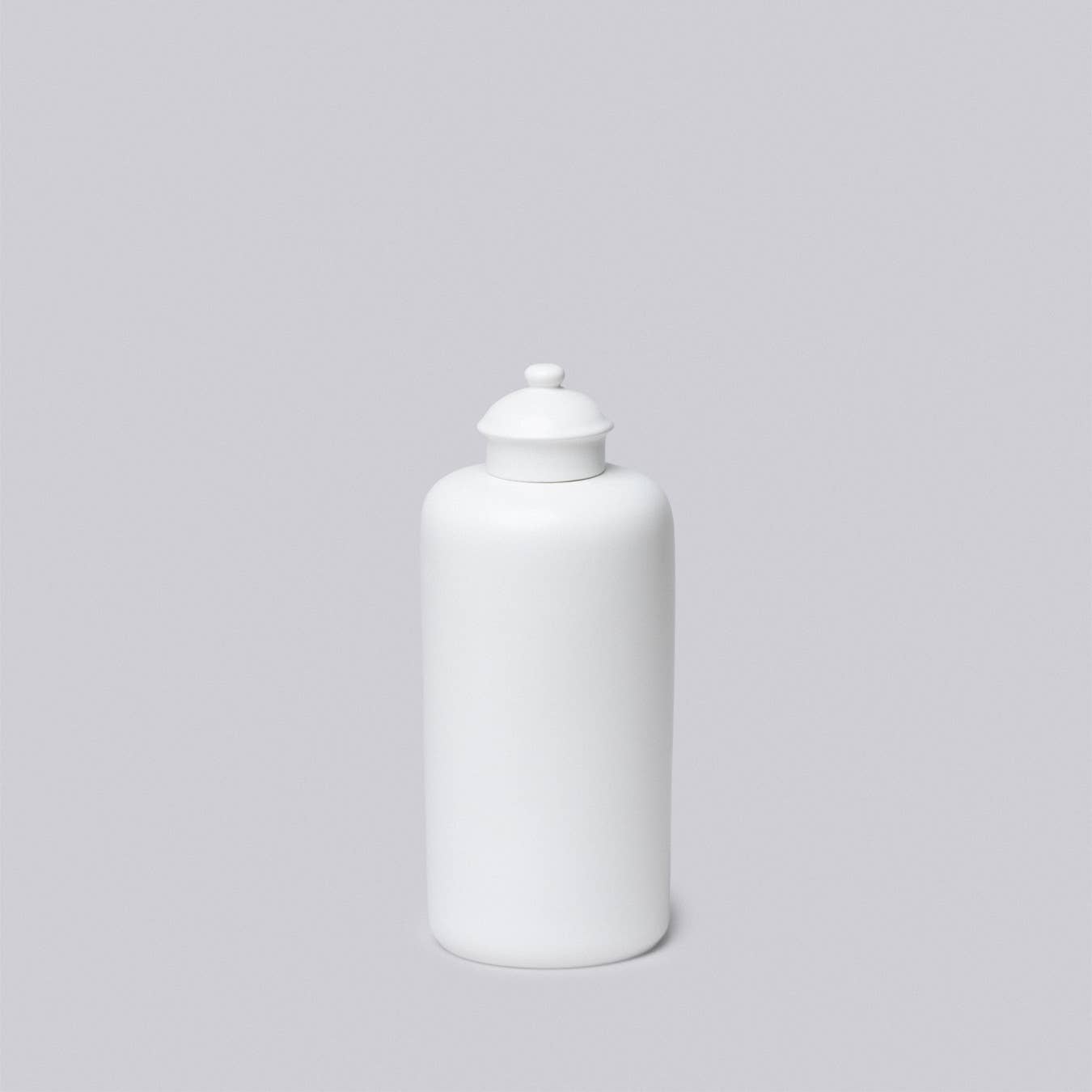 Middle Kingdom - Medium Semi-Matte Porcelain White Vases
