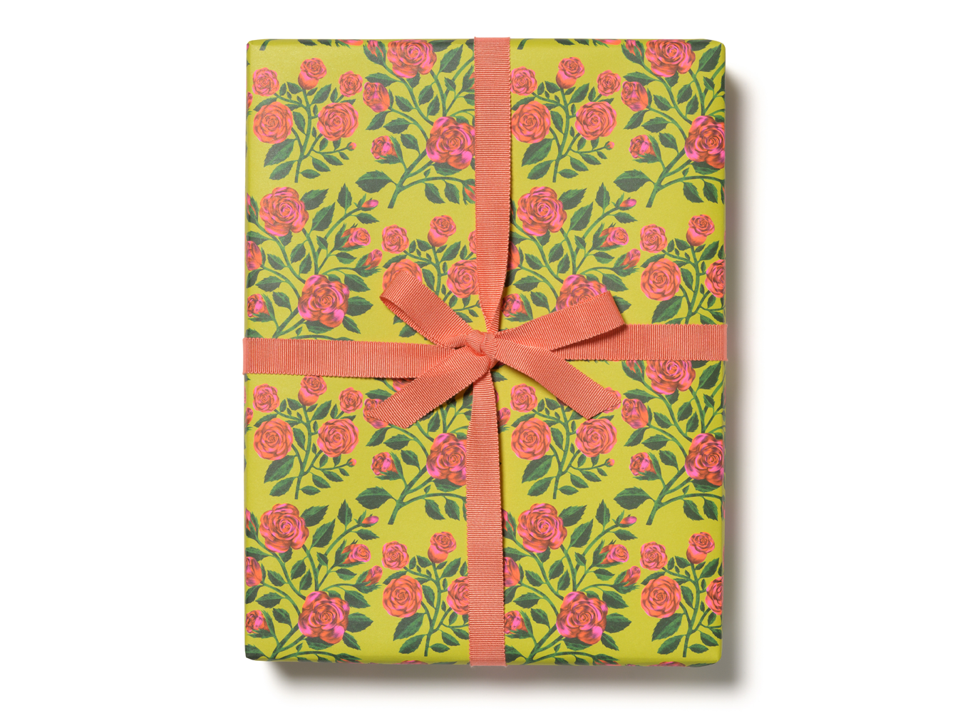 Grateful Roses wrapping paper: Flat sheets