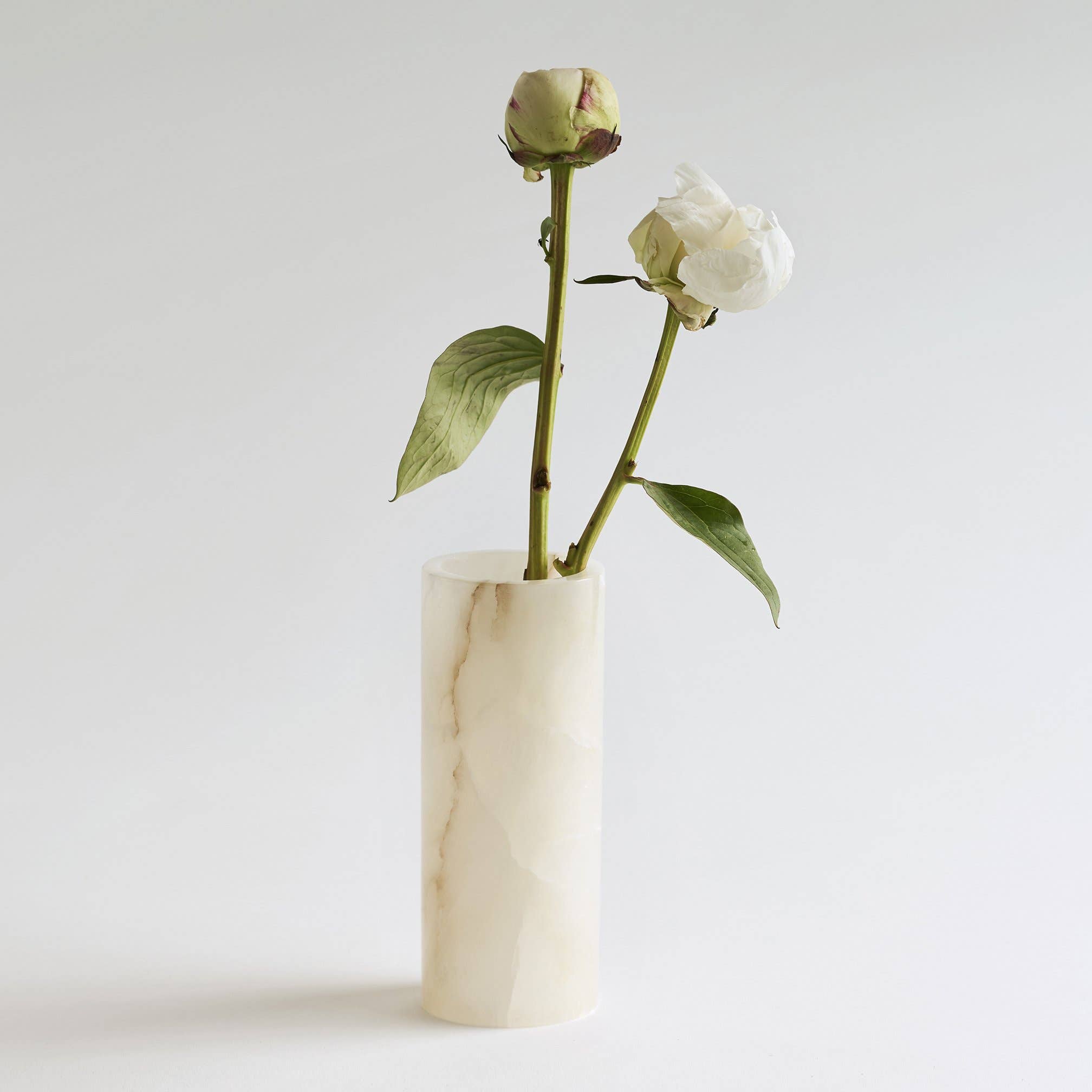 The Collective - Santo Alabaster Narrow Vase