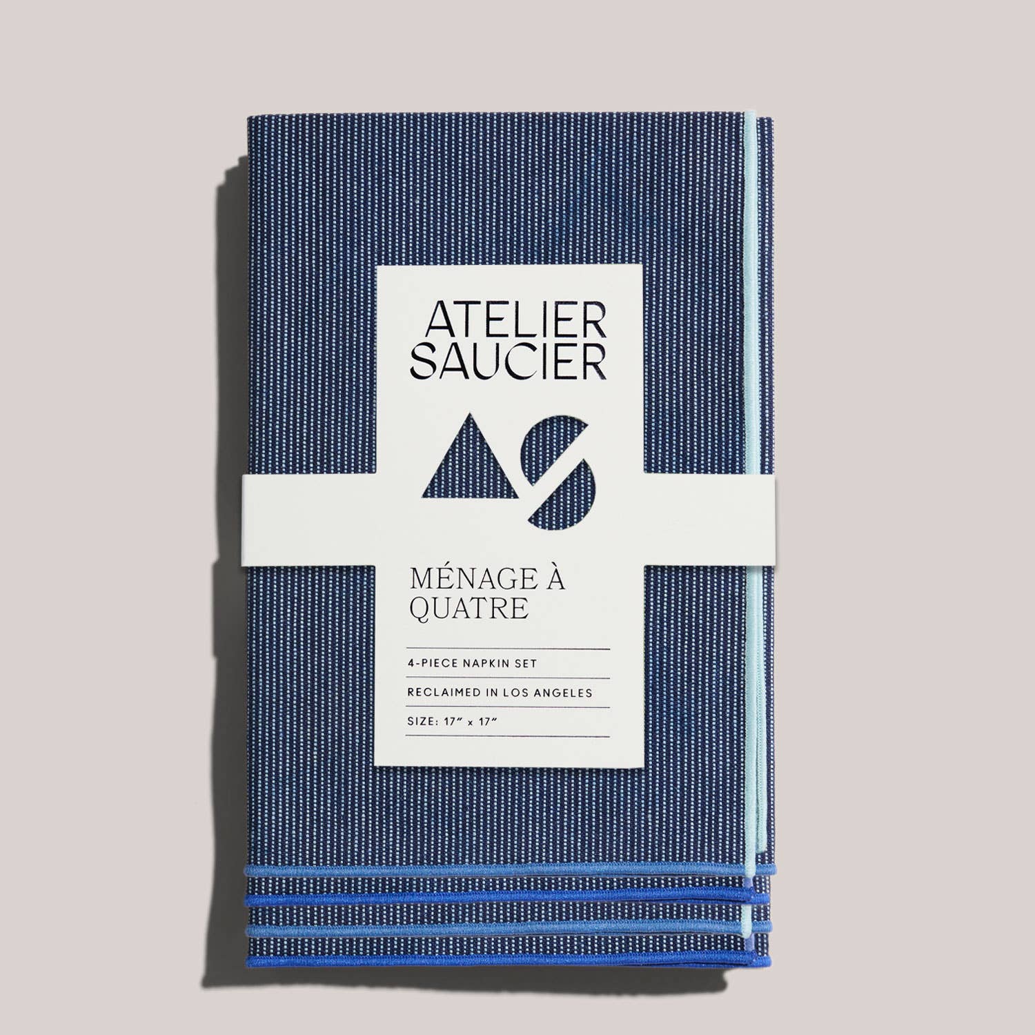 ATELIER SAUCIER - Ocean Mist Napkins | Set of 4