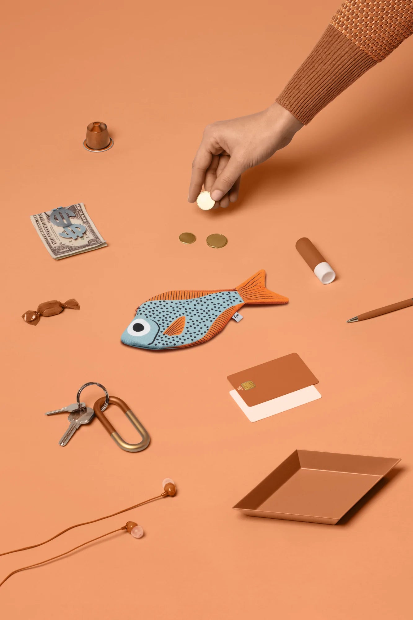 Aqua Sweeper fish purse or keychain