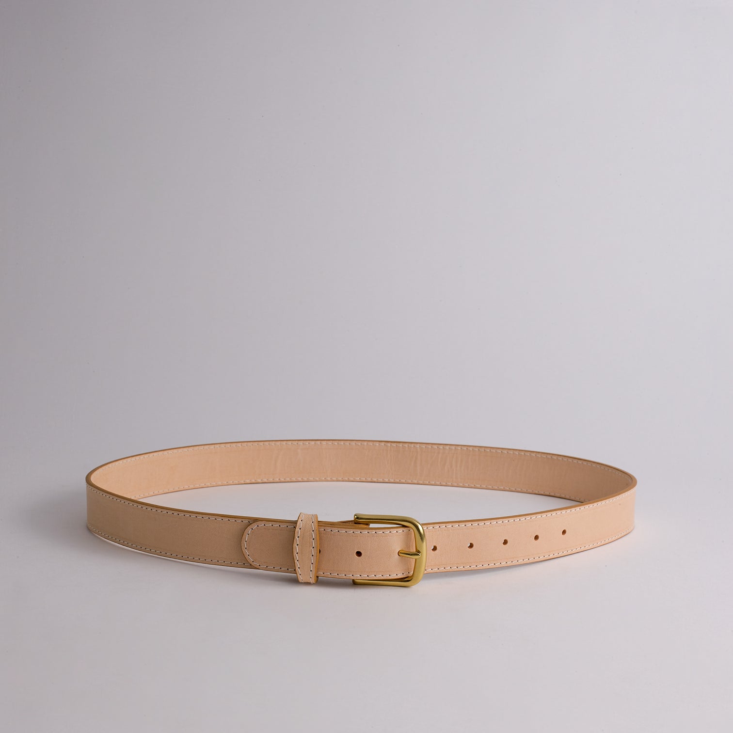 Full Grain Leather Simple Belt II (wide) – ISLAND-BOY
