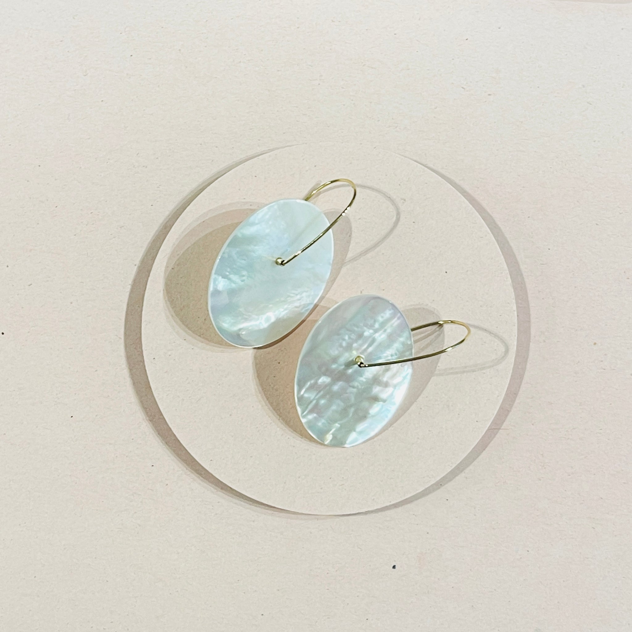 Mother of Pearl Balance Earrings